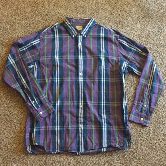 Dockers Plaid Button Down NWOT - Picture 4 of 4